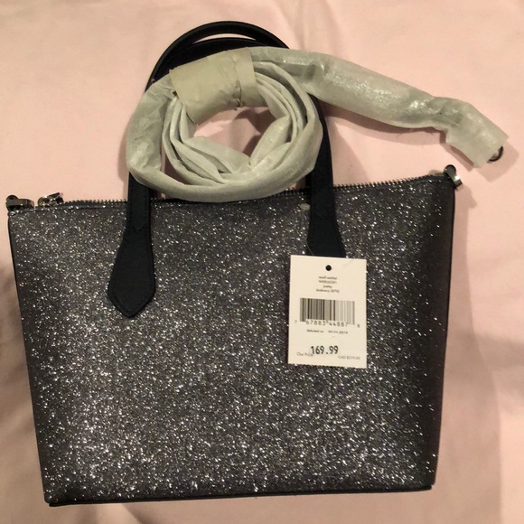 NWT GLITTER SPARKLE small crossbody Kate spade - Picture 4 of 4